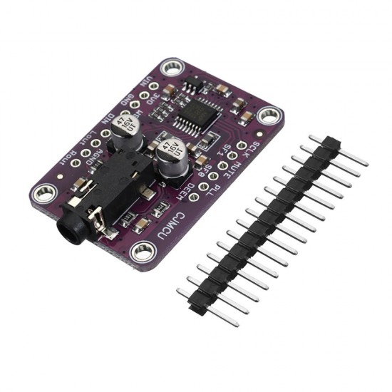 -1334 UDA1334A I2S Audio Stereo Decoder Module Board 3.3V - 5V for Arduino - products that work with official Arduino boards