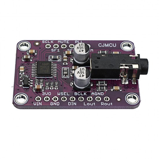 -1334 UDA1334A I2S Audio Stereo Decoder Module Board 3.3V - 5V for Arduino - products that work with official Arduino boards -1334 UDA1334A I2S Audio Stereo Decoder Module Board 3.3V - 5V for Arduino - products that work with official Arduino boards