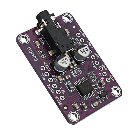 -1334 UDA1334A I2S Audio Stereo Decoder Module Board 3.3V - 5V for Arduino - products that work with official Arduino boards -1334 UDA1334A I2S Audio Stereo Decoder Module Board 3.3V - 5V for Arduino - products that work with official Arduino boards