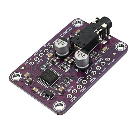 -1334 UDA1334A I2S Audio Stereo Decoder Module Board 3.3V - 5V for Arduino - products that work with official Arduino boards -1334 UDA1334A I2S Audio Stereo Decoder Module Board 3.3V - 5V for Arduino - products that work with official Arduino boards