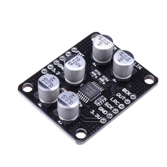 -1808 PCM1808 Single-ended Input 99dB SNR Stereo ADC Module Analog Input Decoder 24bit Amplifier Board