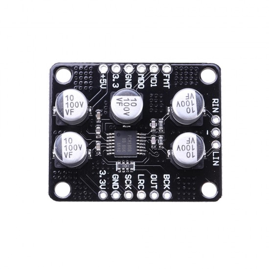 -1808 PCM1808 Single-ended Input 99dB SNR Stereo ADC Module Analog Input Decoder 24bit Amplifier Board -1808 PCM1808 Single-ended Input 99dB SNR Stereo ADC Module Analog Input Decoder 24bit Amplifier Board