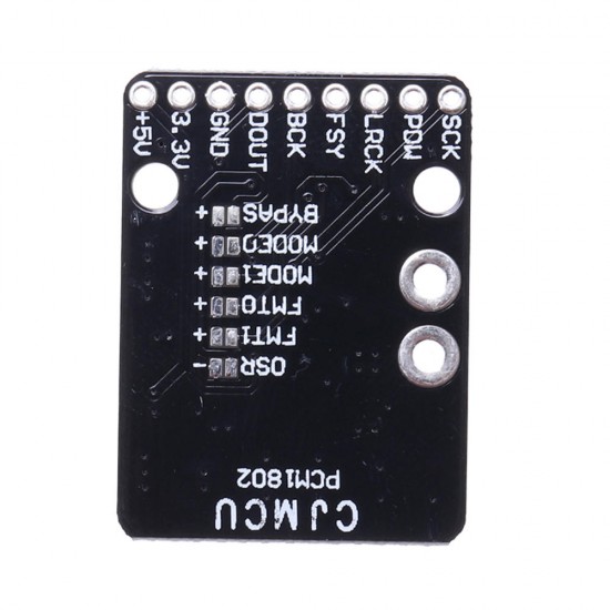 -20948 PCM1802 Audio Stereo A/D Converter ADC Decoder 24bit 96KHz Digital PCM AV Amplifier Player Receiver Analog Input Module