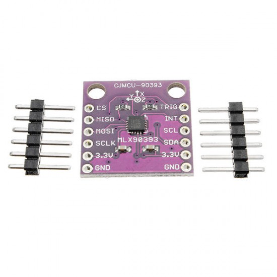 -90393 MLX90393 Digital 3D Hall Sensor Displacement Angle Rotate 3D Position -90393 MLX90393 Digital 3D Hall Sensor Displacement Angle Rotate 3D Position