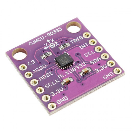 -90393 MLX90393 Digital 3D Hall Sensor Displacement Angle Rotate 3D Position -90393 MLX90393 Digital 3D Hall Sensor Displacement Angle Rotate 3D Position