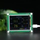 CO2 Carbon Dioxide + PM2.5 Detector Module Air Quality Gas Sensor Tester Detector with 2.8Inch TFT Display Monitoring Home Office Car Tools