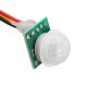 DC 12V 50uA 3-Wire Human Body Induction PIR IR Pyroelectric Infrared Sensor Module Relay Control Out