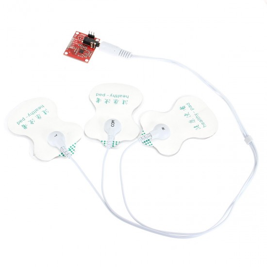 DC 3.3V AD8232 ECG Measurement Module Kit Portable Heart Monitor Biological