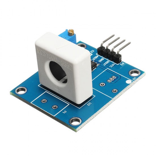 DC 5V WCS1800 Hall Current Detection Sensor Module 35A Precise With Overcurrent Protection