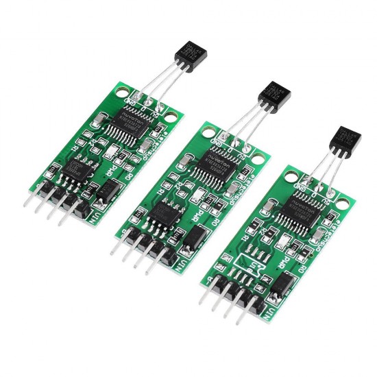 DS18B20 5V /12V RS485 / TTL Com UART Temperature Acquisition Sensor Module Modbus RTU PC PLC MCU Digital Thermometer DS18B20 5V /12V RS485 / TTL Com UART Temperature Acquisition Sensor Module Modbus RTU PC PLC MCU Digital Thermometer