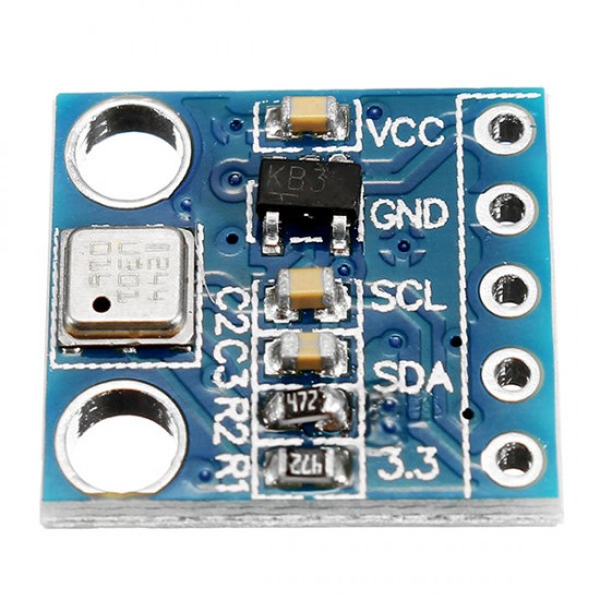 GY-68 300-1100hPa BMP180 BOSCH Temperature Module Atmospheric Pressure Sensor Instead Of BMP085 High Precision Low Energy Consumption Temperature Output 8-Pin LCC I2C Interface Lead Free GY-68 300-1100hPa BMP180 BOSCH Temperature Module Atmospheric Pressure Sensor Instead Of BMP085 High Precision Low Energy Consumption Temperature Output 8-Pin LCC I2C Interface Lead Free