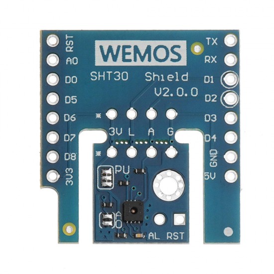 SHT30 Shield V2.0.0 SHT30 I2C Digital Temperature And Humidity Sensor Module For D1 Mini SHT30 Shield V2.0.0 SHT30 I2C Digital Temperature And Humidity Sensor Module For D1 Mini