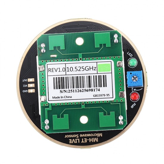 HB100 X 10.525GHz Microwave Sensor 2-16M Doppler Ra dar Human Body Induction Switch Module for Ardunio
