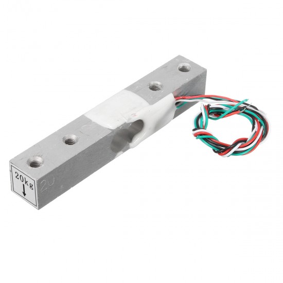 HX711 Module + 20kg Aluminum Alloy Scale Weighing Sensor Load Cell Kit