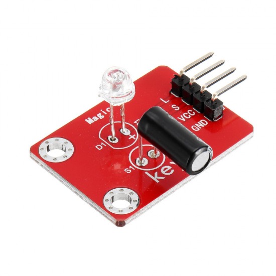 2Pcs Magic Light Cup Sensor Modules(pad hole) with Pin Header Digital Signal