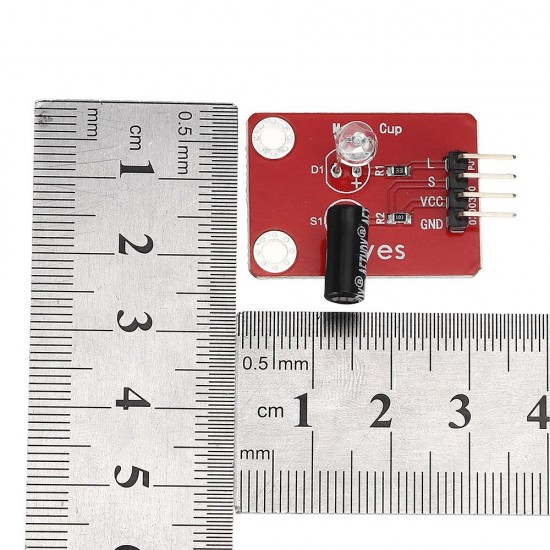 2Pcs Magic Light Cup Sensor Modules(pad hole) with Pin Header Digital Signal