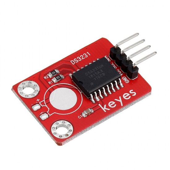 3231 Clock Module (pad hole) with Pin Header Board IIC Interface