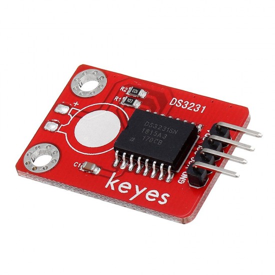 3231 Clock Module (pad hole) with Pin Header Board IIC Interface