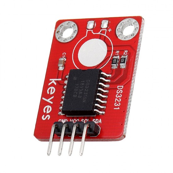 3231 Clock Module (pad hole) with Pin Header Board IIC Interface