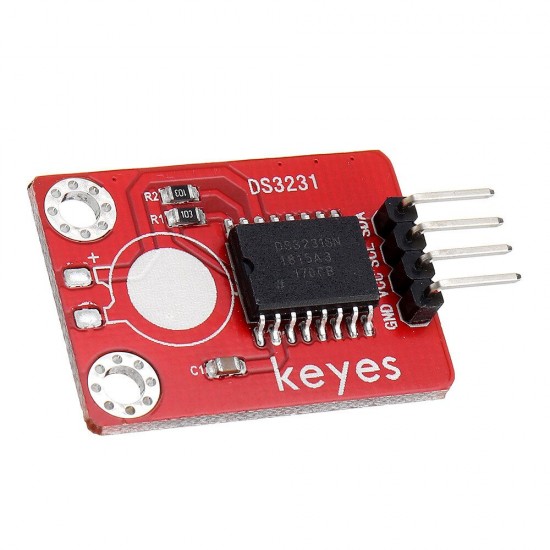 3231 Clock Module (pad hole) with Pin Header Board IIC Interface