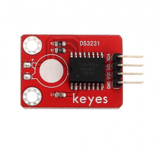 3231 Clock Module (pad hole) with Pin Header Board IIC Interface