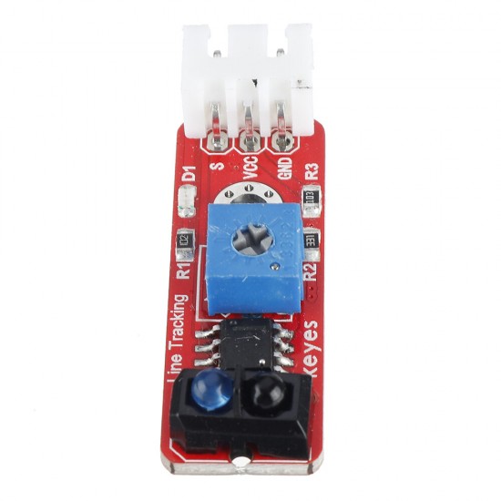 Grayscale Sensor(Pad hole) Anti-reverse Plug White Terminal TCRT5000 Sensor Module Grayscale Sensor(Pad hole) Anti-reverse Plug White Terminal TCRT5000 Sensor Module