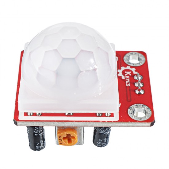 Human Body Infrared Pyroelectric Sensor(Pad hole) with Pin Header Module Digital Signal