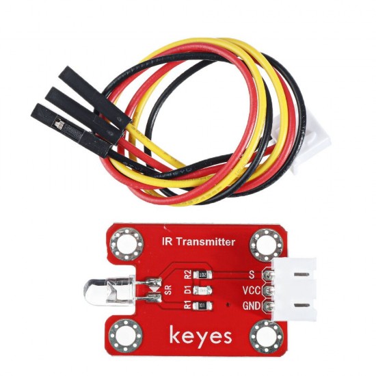 Infrared Emission Sensor(Pad hole) Anti-reverse Plug White Terminal Digital Signal