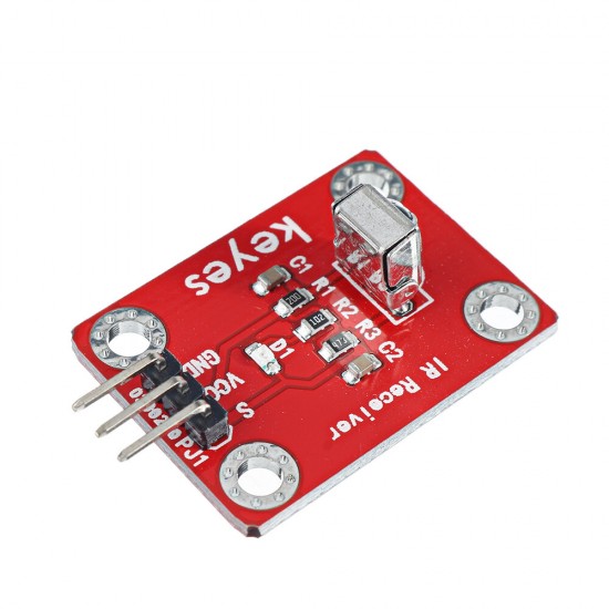 Infrared Receiving Sensor (pad hole) with Pin Header Module Digital Signal