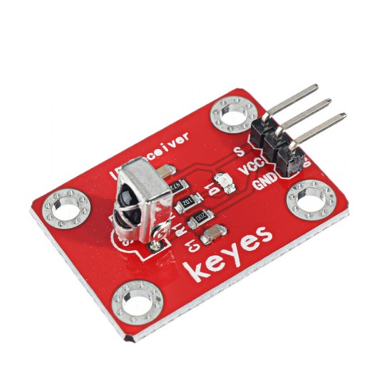 Infrared Receiving Sensor (pad hole) with Pin Header Module Digital Signal