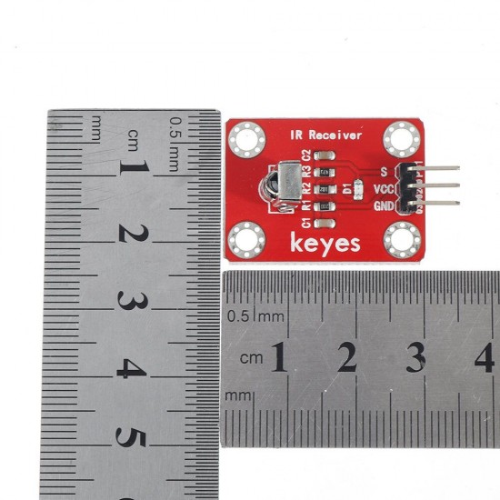 Infrared Receiving Sensor (pad hole) with Pin Header Module Digital Signal Infrared Receiving Sensor (pad hole) with Pin Header Module Digital Signal