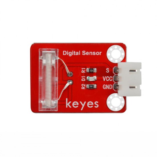 Knock Sensor Module(Pad hole) Anti-reverse Plug White Terminal for Arduino