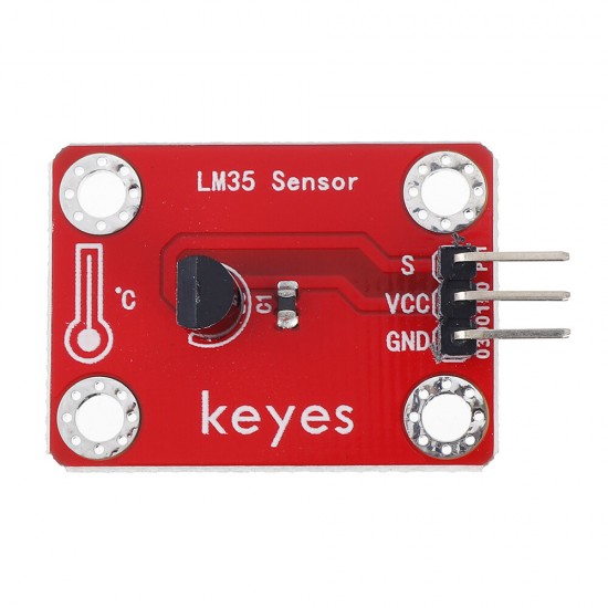 LM35 Temperature Sensor (pad hole) Pin Header Module Analog Signal
