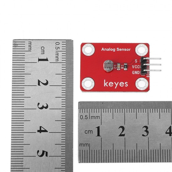 Light Sensitive Resistance Sensor (pad hole) with Pin Header Analog Signal