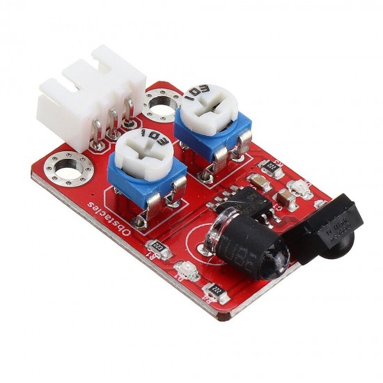 Obstacle Avoidance Sensor(Pad hole) Anti-reverse Plug White Terminal Module Digital Signal