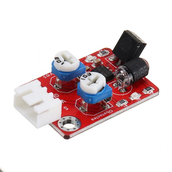 Obstacle Avoidance Sensor(Pad hole) Anti-reverse Plug White Terminal Module Digital Signal