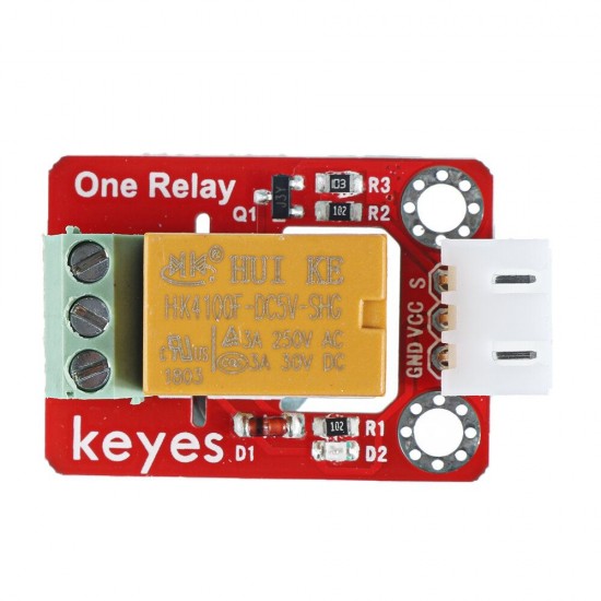 One Relay 5V Relay Module with Optocoupler Isolation High Level Trigger Compatible with Micro Bit