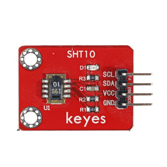 SHT10 Temperature and Humidity Composite Sensor(Pad hole) with Pin Header Vesrion SHT10 Temperature and Humidity Composite Sensor(Pad hole) with Pin Header Vesrion