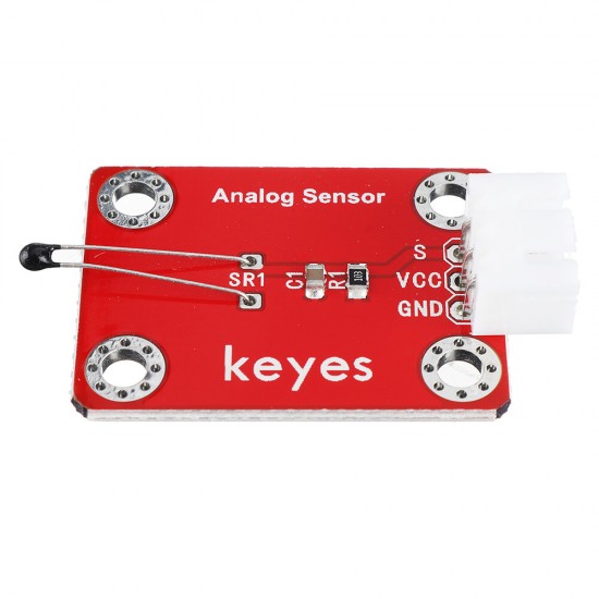 Thermistor Sensor (Pad hole) Anti-reverse Plug White Terminal Analog Temperature Sensor Module