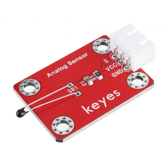 Thermistor Sensor (Pad hole) Anti-reverse Plug White Terminal Analog Temperature Sensor Module