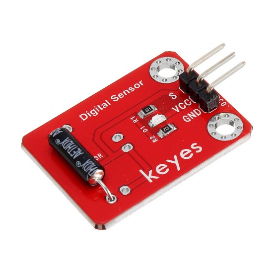 Tilt Module Sensor(Pad hole) with Pin Header Digital Signal