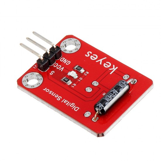 Tilt Module Sensor(Pad hole) with Pin Header Digital Signal