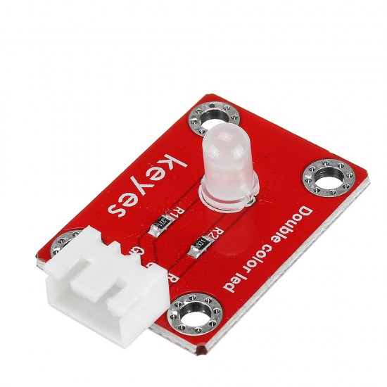 Two Color LED Module (pad hole) Anti-reverse Plug White Terminal