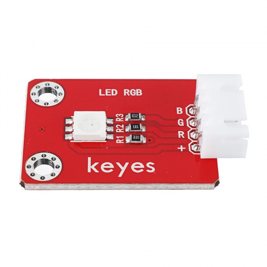 Warn Light LED RGB Module (pad hole) Anti-reverse Plug White Terminal Digital Signal