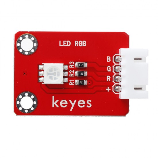 Warn Light LED RGB Module (pad hole) Anti-reverse Plug White Terminal Digital Signal