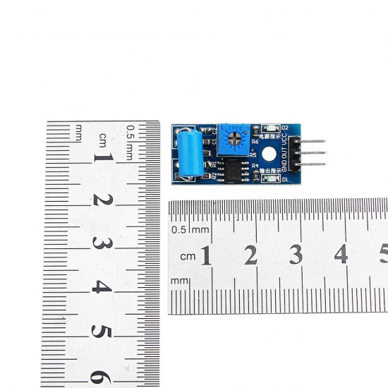 LM393 Mini Tilt Angle Sensor Module Tilt Sensing Probe Intelligent Car Accessories