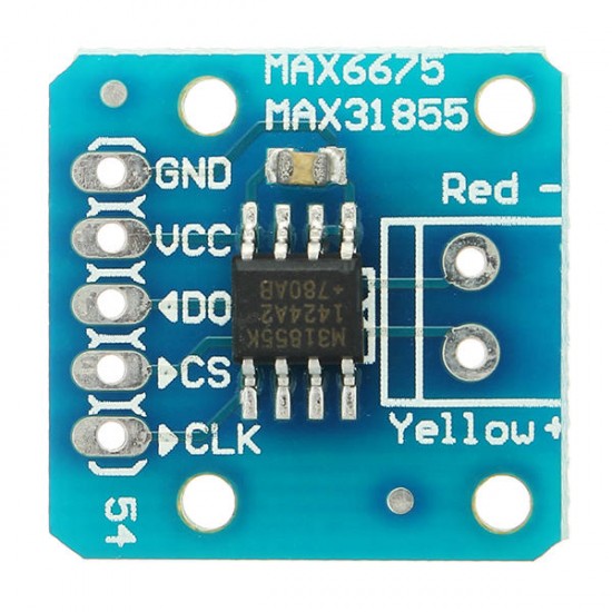 MAX31855 MAX6675 SPI K Thermocouple Temperature Sensor Module Board for Arduino - products that work with official Arduino boards MAX31855 MAX6675 SPI K Thermocouple Temperature Sensor Module Board for Arduino - products that work with official Arduino boards