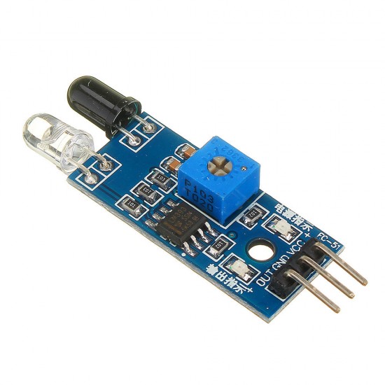 Obstacle Avoidance Reflection Photoelectric Sensor Infrared AlModule Obstacle Avoidance Reflection Photoelectric Sensor Infrared AlModule