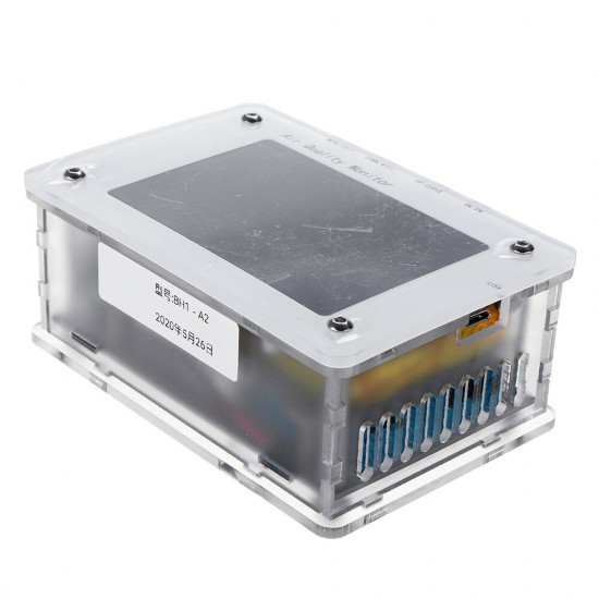 PM2.5 TVOC CO2 HCHO AQI Haze Formaldehyde Detector Air Monitor Temperature and Humidity with TF Card Support WIFI Function PM2.5 TVOC CO2 HCHO AQI Haze Formaldehyde Detector Air Monitor Temperature and Humidity with TF Card Support WIFI Function
