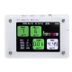 PM2.5 TVOC CO2 HCHO AQI Haze Formaldehyde Detector Air Monitor Temperature and Humidity with TF Card Support WIFI Function PM2.5 TVOC CO2 HCHO AQI Haze Formaldehyde Detector Air Monitor Temperature and Humidity with TF Card Support WIFI Function